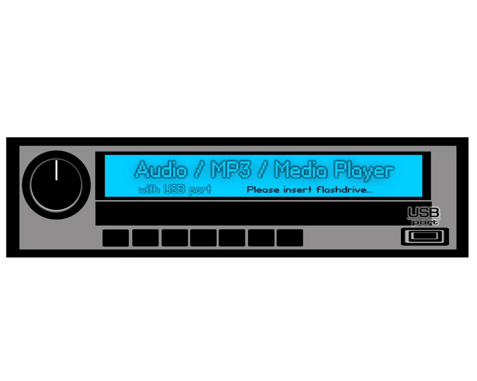 Audio  on Audio Mp3 Media Player W Usb Port No More Cd S