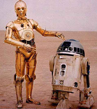 star wars robots c3po and r2d2