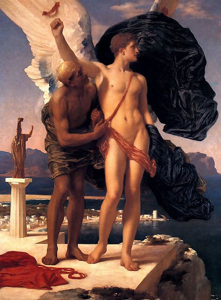 painting of daedalus and icarus