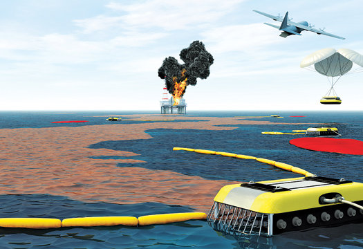avances en la limpieza de derrames de petróleo